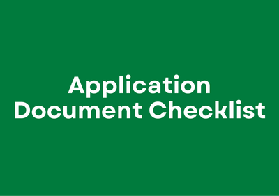 Application Document Checklist